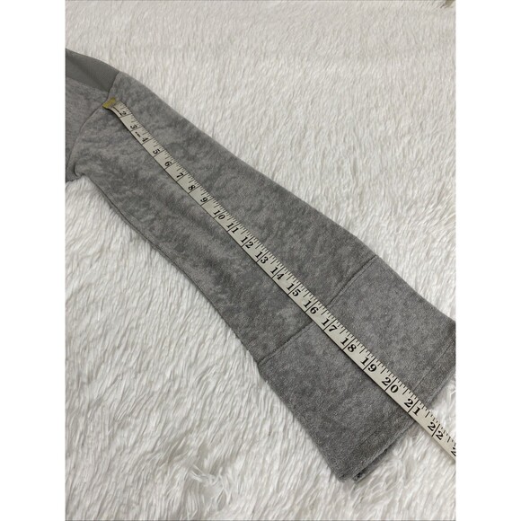 C&C California Top Terry Mesh Size M Bell Long Sleeves Gray Casual Pockets Beach - Picture 8 of 13